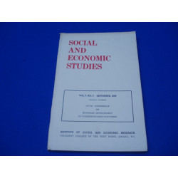 Social and Economic studies. Vol. 7 n° 3