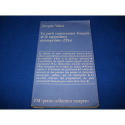 Le Parti Communiste Français et le Capitalisme monopoliste d'Etat