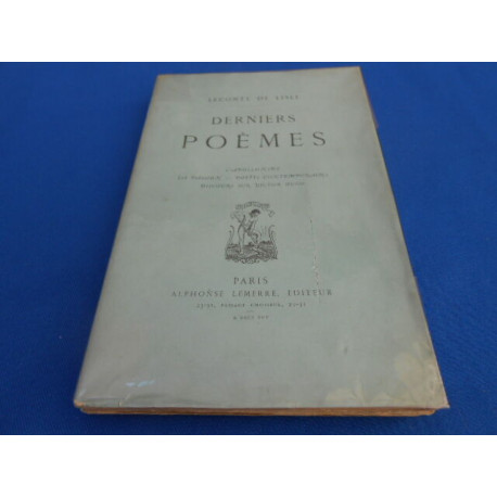 Derniers Poèmes . L'Apollonide -La Passion - Poètes contemporains...