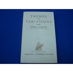 Thèmes et variations