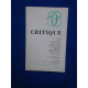 Crtique Juillet 1973 n° 314