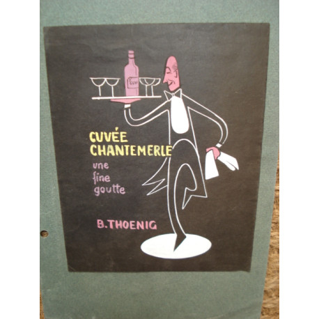 Maquettes originales en couleurs (Musique / Vin)
