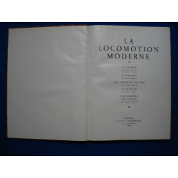 LA LOCOMOTION MODERNE
