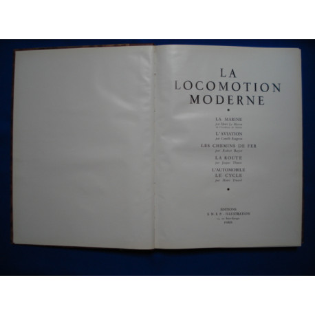 LA LOCOMOTION MODERNE