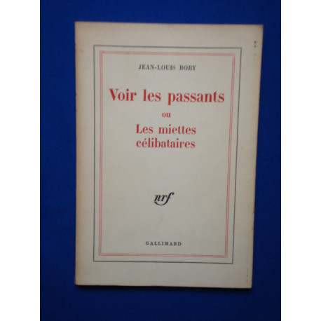 Voir les passants ou les miettes célibataires