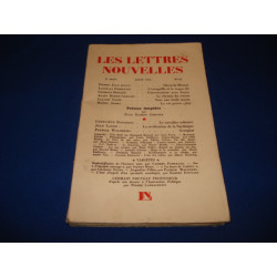 LES LETTRES NOUVELLES. N°18 AOUT 1954
