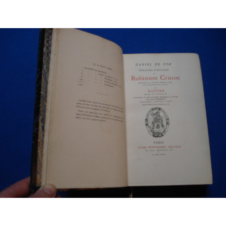 Etranges Aventures de Robinson Crusoé traduit de l'édition...