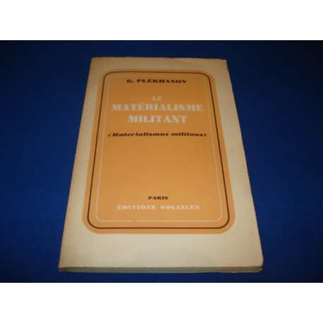 Le matérialisme militant - Materialismus militans - Réponses à ...