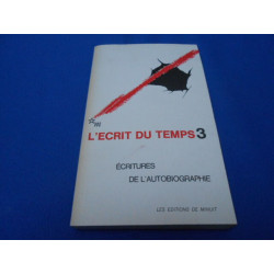 Ecritures de l'Autobiographie.3