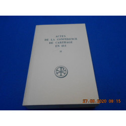 Actes de la Conférence de Carthage en 411. Tome II. N°195
