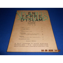 EN TERRE D'ISLAM. N°40. Troisième Trimestre. 22ème année....