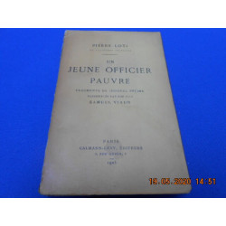 UN JEUNE OFFICIER PAUVRE. Fragments deJournal intime rassemblés...