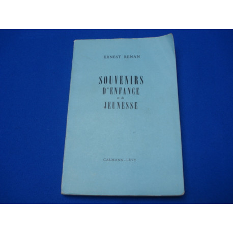 Souvenirs d'Enfance et de Jeunesse