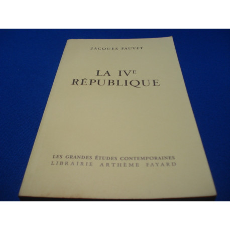 La IVème République