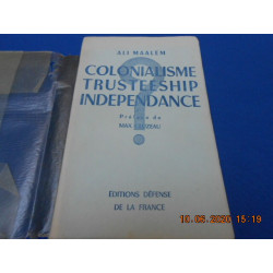 Colonialisme Trusteeship Independance
