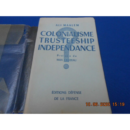 Colonialisme Trusteeship Independance