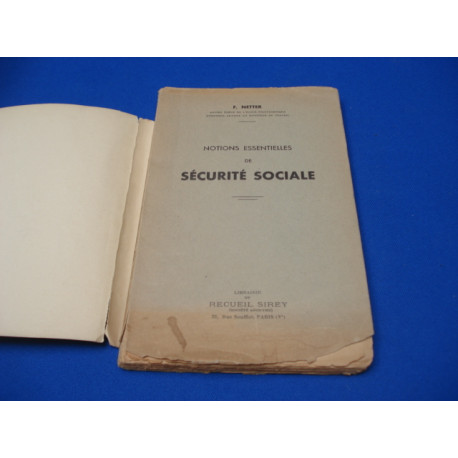 Notions Essentielles de Sécurité Sociale