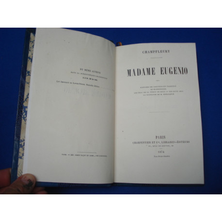 Madame Eugenio. Histoire Du Lieutenant Valentin. Le Marronier. Les...