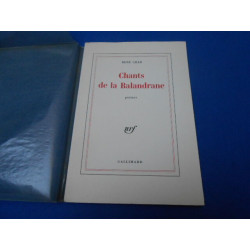 Chants de la Balandrane. Poèmes. [EO sur Arches]