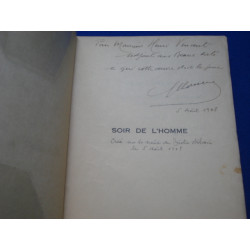 Soir de l'Homme [Envoi de l'auteur]
