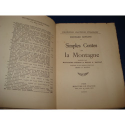 Simples Contes de la Montagne. Traduits par Madeleine Vernon et...