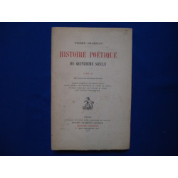 Histoire Poétique du Quinzième siècle