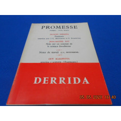PROMESSE. N° 30-31. DERRIDA