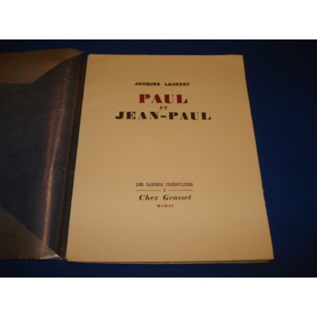 PAUL ET JEAN PAUL (Envoi)