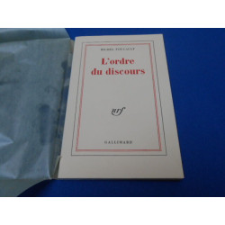L'Ordre du Discours. Leçon inaugurale au Collège de France...