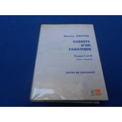 Carnets d'un Fanatique. Dix ans de Lettrisme. I et II. édition...
