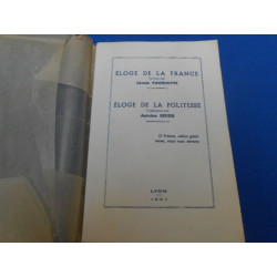 Eloge de la France. Eloge de la Politesse