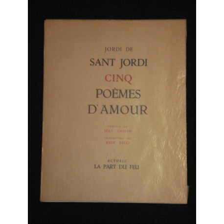 Cinq Poèmes d'Amour