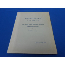 Bibliothèque d'un amateur. Très beaux livres illustrés modernes....