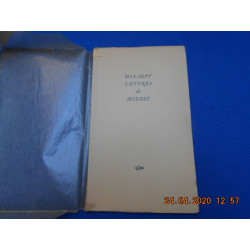 DIX SEPT LETTRES DE MILOSZ A ARMAND GUIBERT [EO sur vélin teinté]