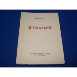 De l'Un a l'Autre (envoi de l'auteur)