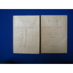 Journal Intime ( 1878-1881) (1882-1885) publiés par son fils...