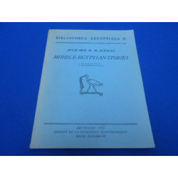 Bibliotheca aegytiaca 2. Middle Egyptian stories I. Story of...