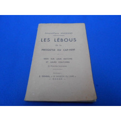 LES LEBOUS de la presqu'ile du CAP-VERT. Essai sur leur Histoire...