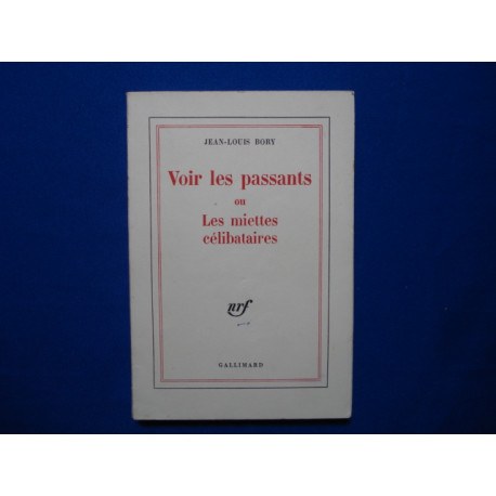 Voir les Passants ou les miettes célibataires