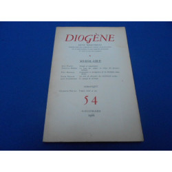 Revue: DIOGENE N°54. Revue Trimestrielle Publiée sous les Auspices...