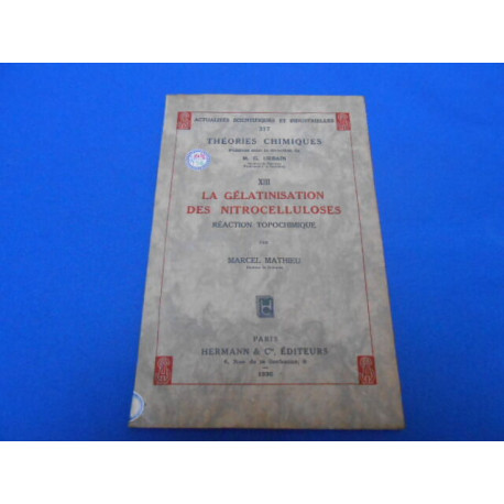 Revue: Actualités Scientifiques et Industrielles. 317. Théories...
