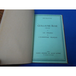 Guillaume Budé (1468-1540) et les origines de l'Humanisme Français