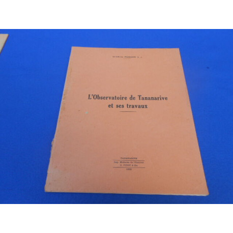 L'Observatoire de Tananarive et ses travaux
