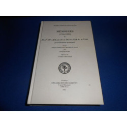 Mémoires (1706-1820) de Jean-Baltazar de Bonardi du Menil...