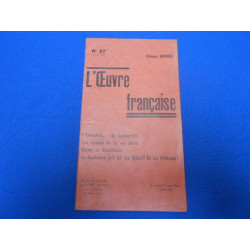 L'Oeuvre Française. N° 27. 14 Juin 1917
