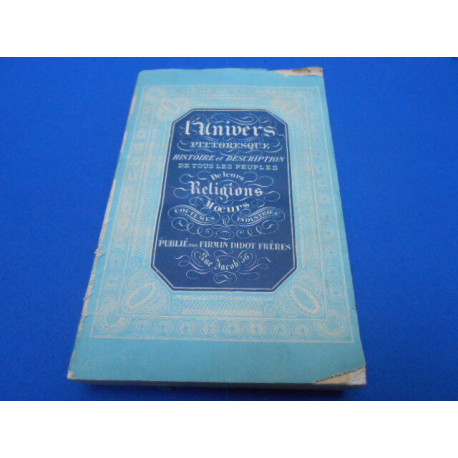 L'Univers Pittoresque. Afrique Tome V. Afrique Australe. Afrique...