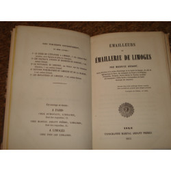 EMAILLEURS ET EMAILLERIE DE LIMOGES. [rel.signée]