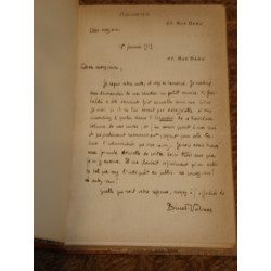 L'HOMME DEPOUILLE (carte manuscrite)