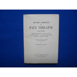 Oeuvres Complètes de Paul Verlaine. Tome I. Poèmes Saturniens -...