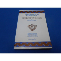 Correspondance. Tome IV Juin 1773- mai 1770. Présentation de...
